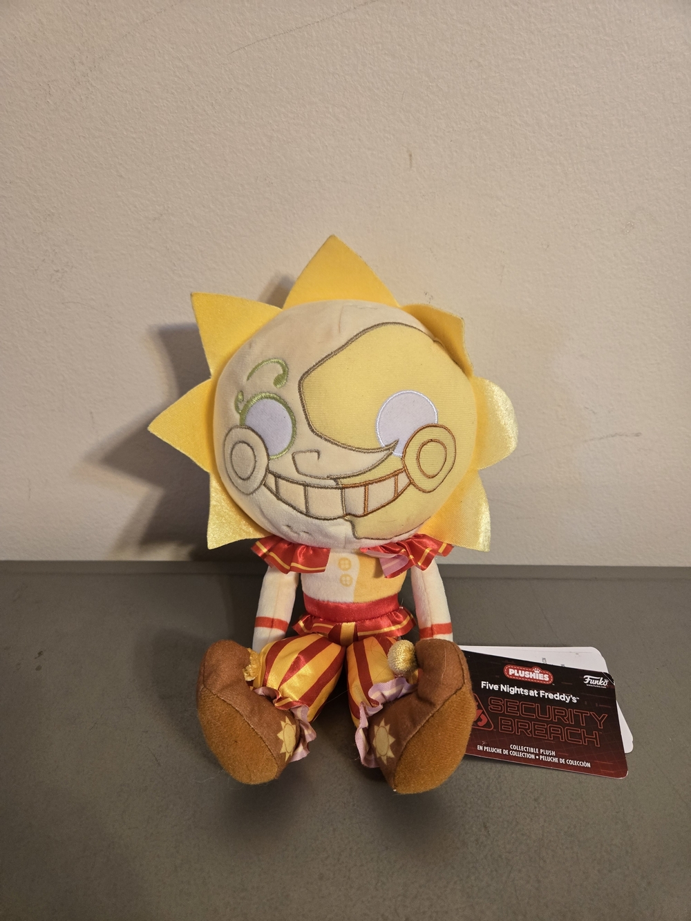 Officially Licensed Funko FNAF Security Breach "Sun" Plush – New with Tags